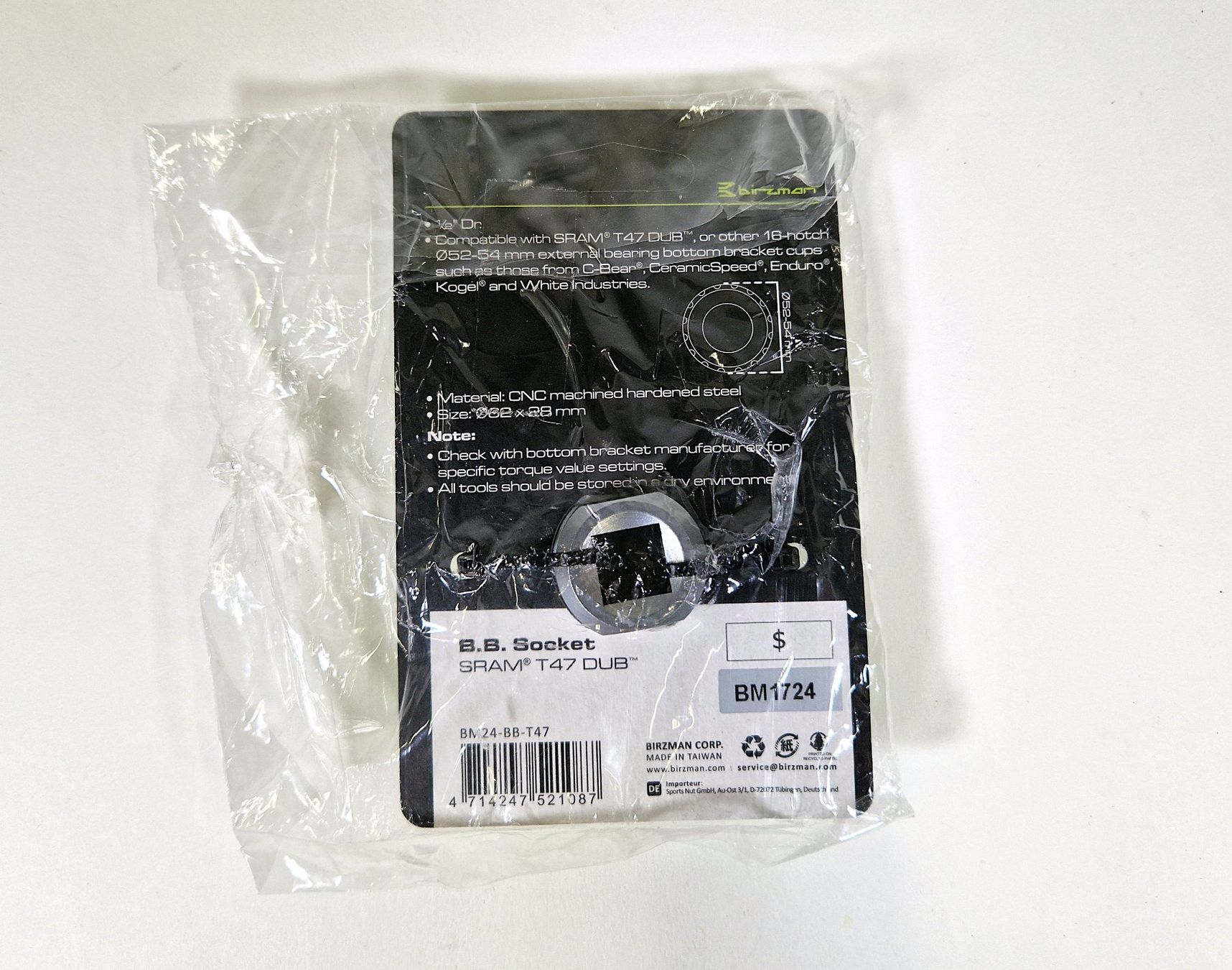 Alle Werkzeuge: BIRZMAN B.B Socket SRAM T47 – Neu und originalverpackt aus Zollikofen von Restwert_Zollikofen 1