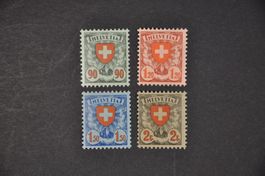 163-166 postfrisch ohne Falz