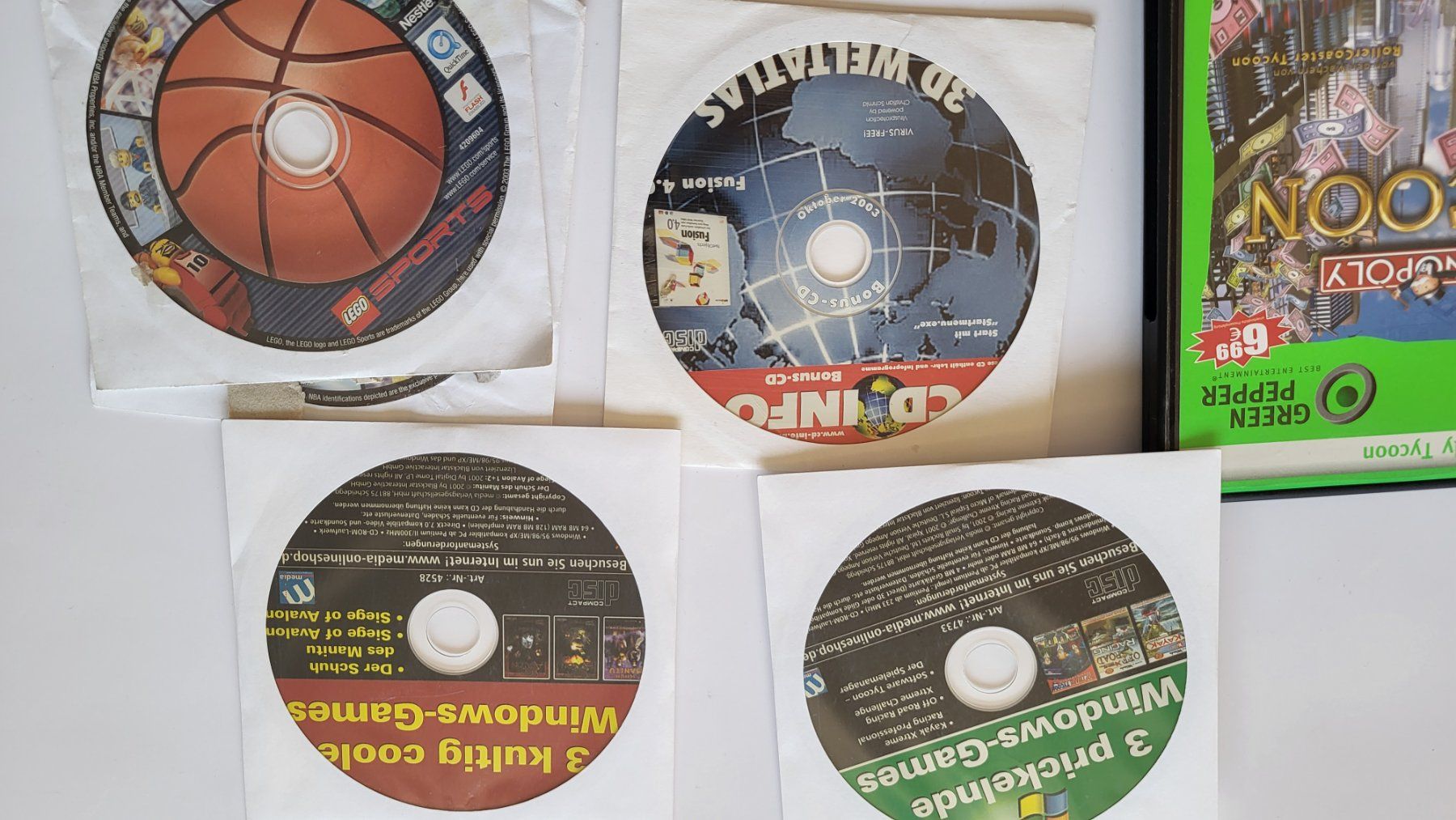 Intel PC: Diverse ältere Game CD's – Usato da Rosshäusern venduto da West66 8