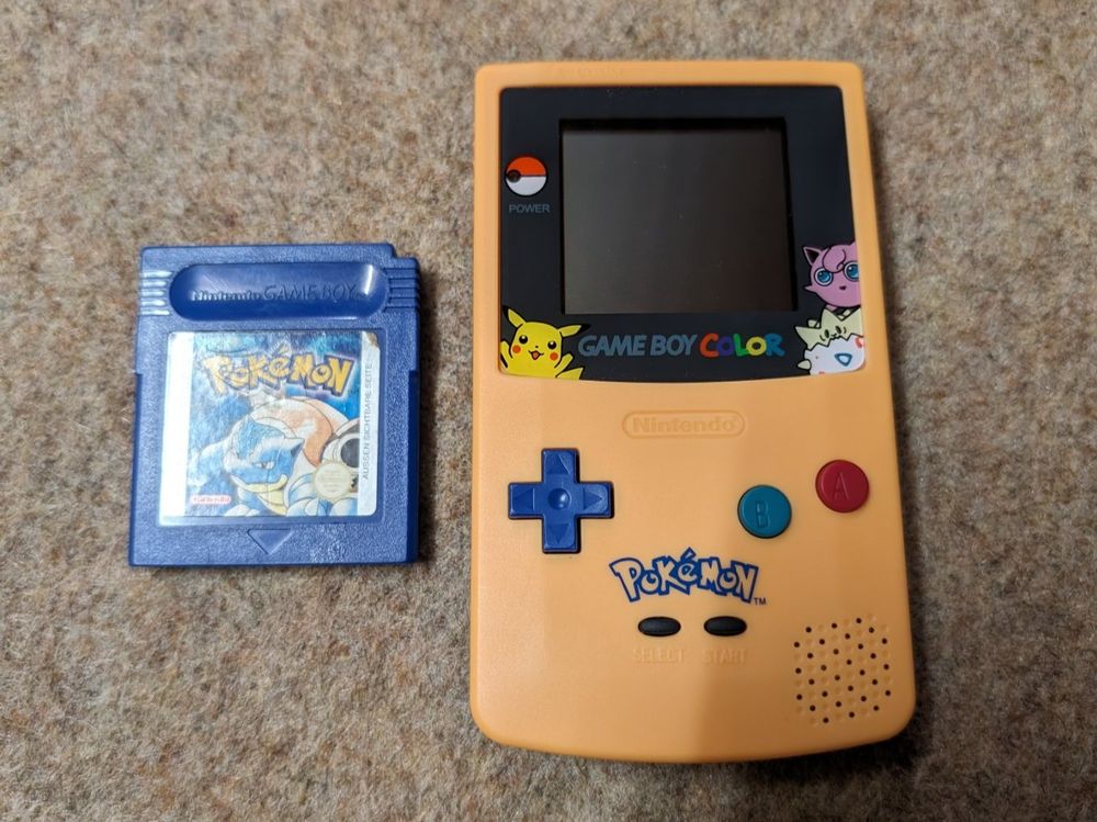 Nintendo Gameboy Color Pokémon Edition + Blaue Edition GBC Kaufen