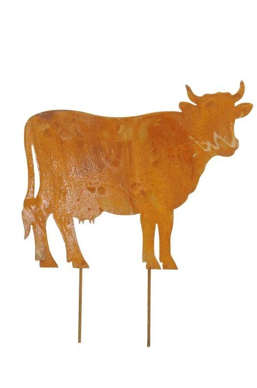 Tutte le decorazioni: Schweizer Kuh Gartenstecker 45 x 36cm Rost – Nuovo e nell'imballaggio originale da Matzendorf venduto da Gartendeko-Shop 1