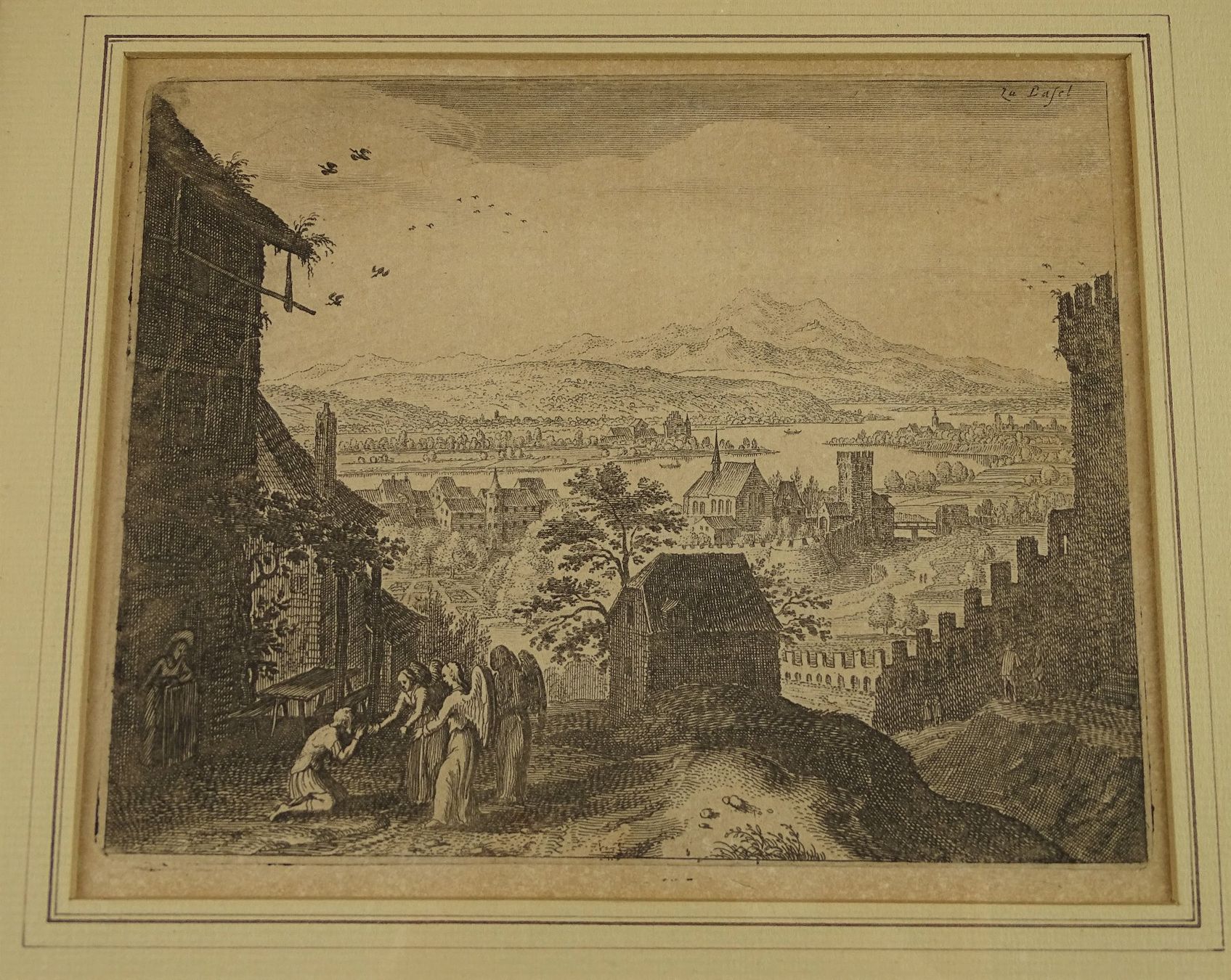 Incisioni: BASEL, KUPFERSTICH 1625 – Usato da Grüningen venduto da Kartensammler 1