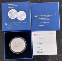 20 Franken 2020 Silber pp Feuerwehr Box