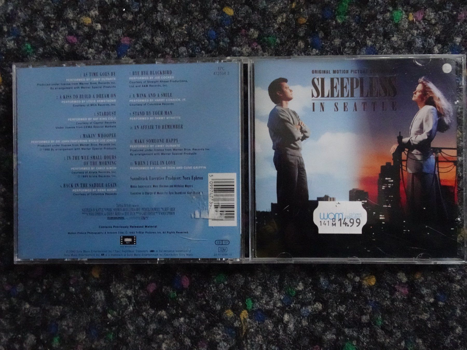 CD: CD : Soundtrack: Sleepless in seattle – Usato da Lotzwil venduto da Kiddis