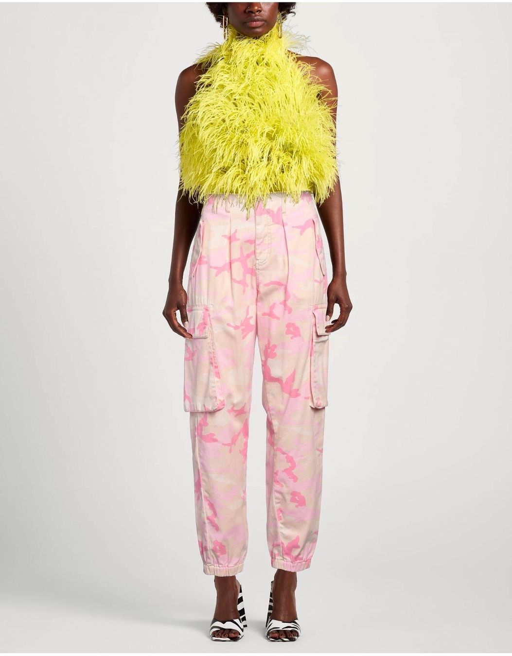Pinko Pantaloni: Pinko, Cargo Hose, pink Camouflage – Nuovo (secondo la descrizione) da Uster venduto da bfl_qh6j 2