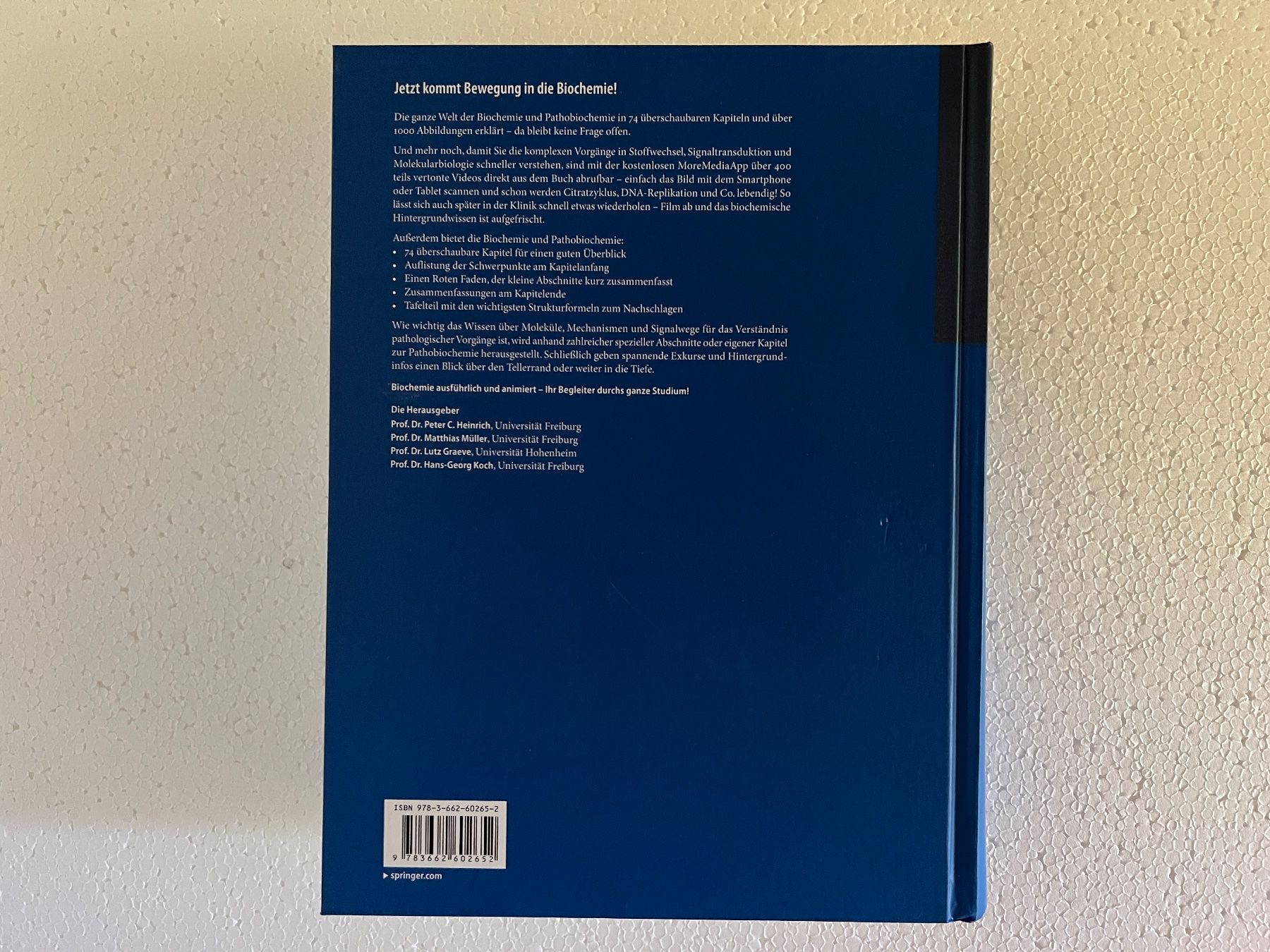 Libri: Lehrbuch Löffler/Petrides Biochemie Pathobiochemie – Nuovo (secondo la descrizione) da Häusernmoos venduto da adlerfedern 3