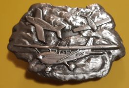 Gürtelschnalle Flugzeuge aus Metall