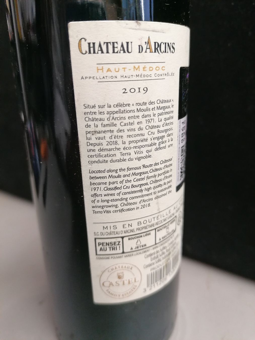 Vino: CHÂTEAU D'ARCINS HAUT-MÉDOC 2019 – Nuovo (secondo la descrizione) da Genève venduto da Leboucheoreilles 1
