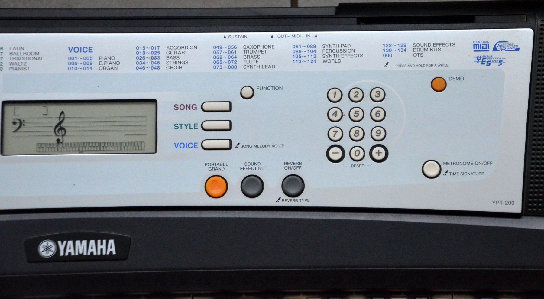 Yamaha Strumenti musicali: Yamaha YPT-200 Digital Piano Keyboard – Usato da Collonges venduto da arashee 2