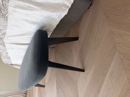 Elegante gepolsterte Sitzbank Poliform, neuwertig, grau