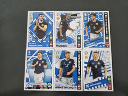 6x Topps Sammelkarten Schottland 2024
