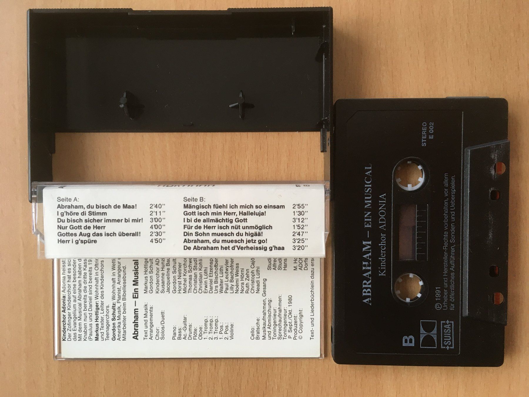 Musicassette: Abraham – Kinderchor Adonia – Usato da Grenchen venduto da Kogi7 3