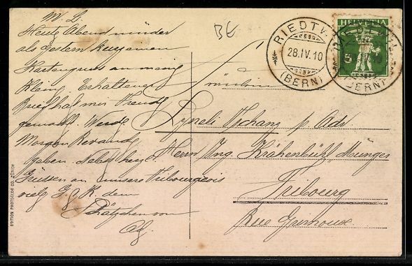 Cartoline postali: AK Herzogenbuchsee, Bahnhofstrasse – Usato da Berlin venduto da bartko-reher 1