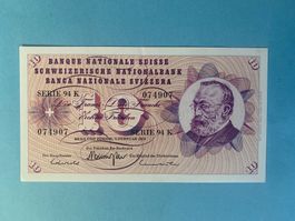 10 Francs - 7. Februar 1974 Gottfr. KELLER - No 94K 074907