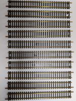Messinggleis H0 gerade, Länge 22.6 cm