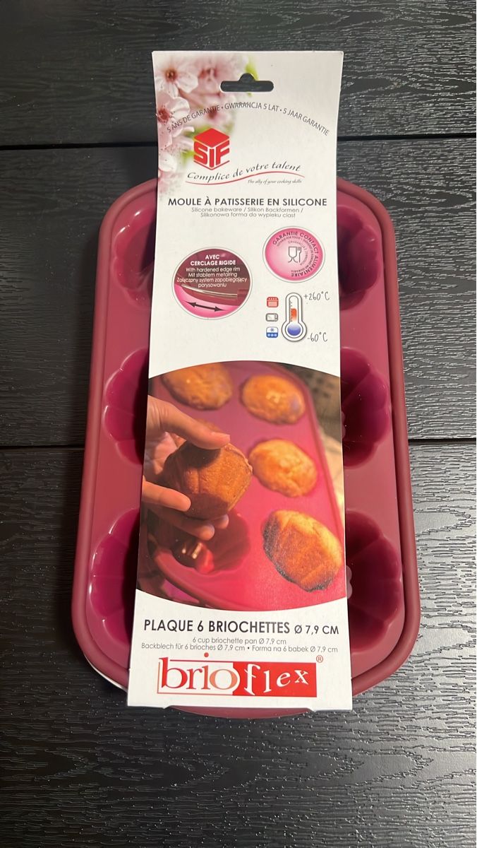 Teglie da forno: Backform Silikon Brioflex 6er Form <br> – Nuovo e nell'imballaggio originale da Brislach venduto da GiusiE