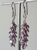Ohrhänger Silber 925 mit Amethysten