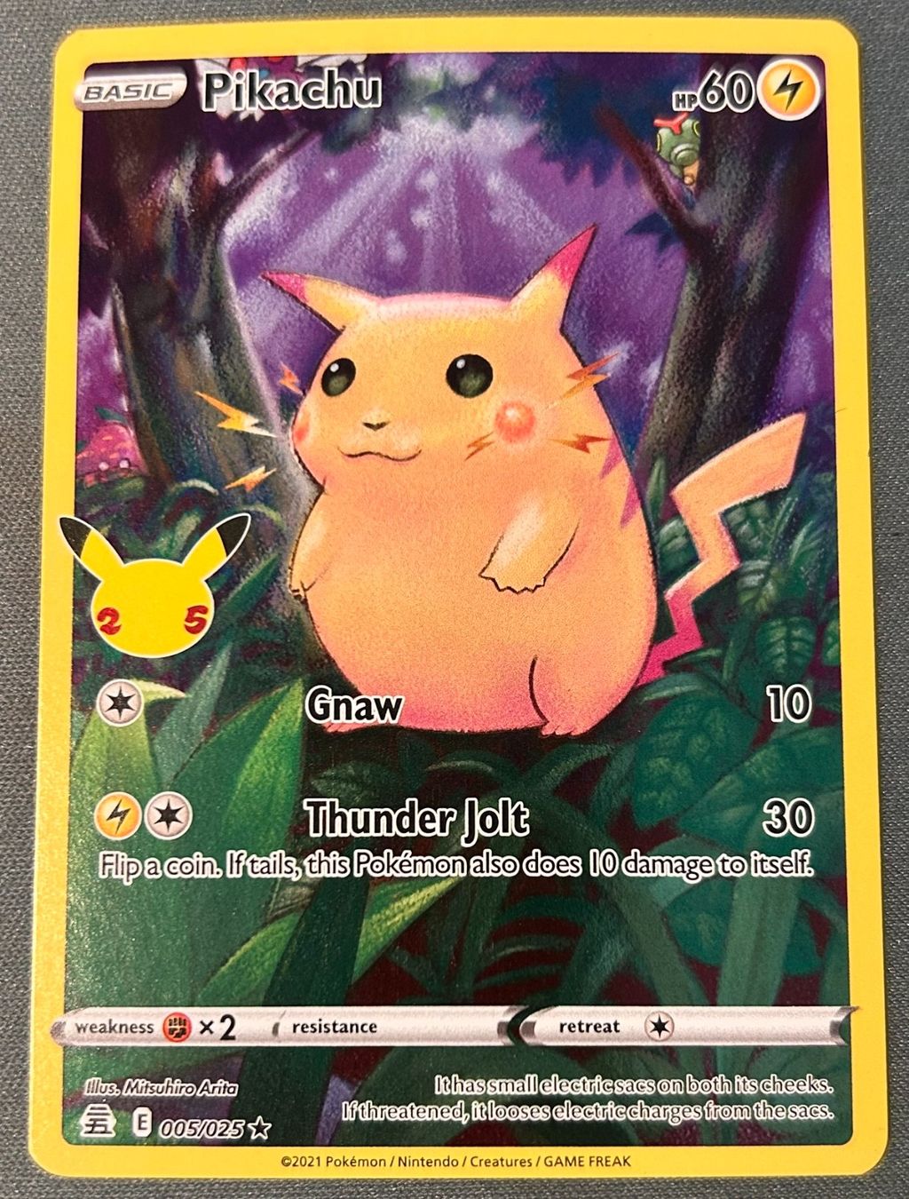 Pokémon Carte collezionabili: Pikachu 001/024 Celebrations – Usato da Wettingen venduto da TeamPocket