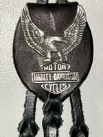 Harley Davidson „Bolo Tie“, Leder, Adler-Motiv, Top Zustand!