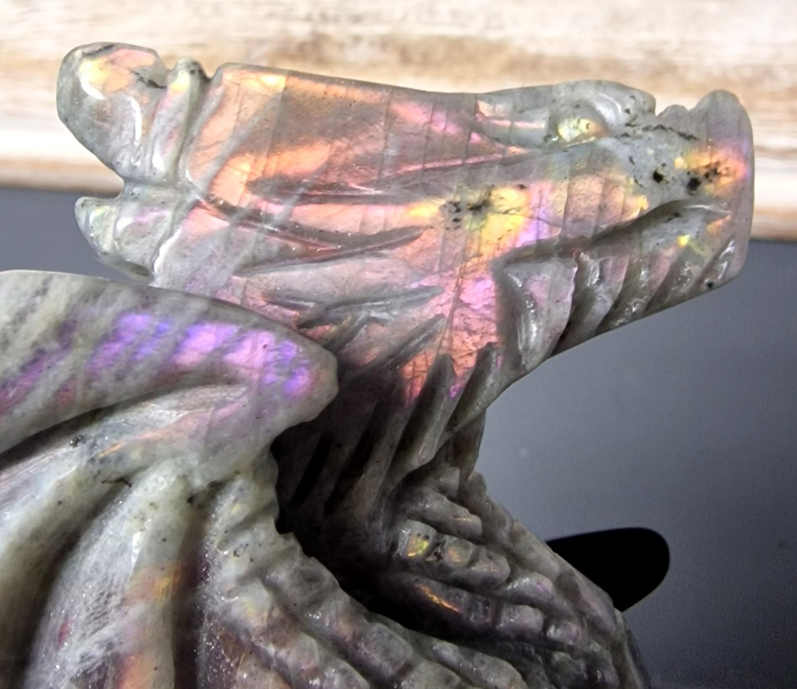 Minerali & Pietre curative: Labradorit Drache 802g – Nuovo (secondo la descrizione) da Matzingen venduto da Shay_Crystalz 3