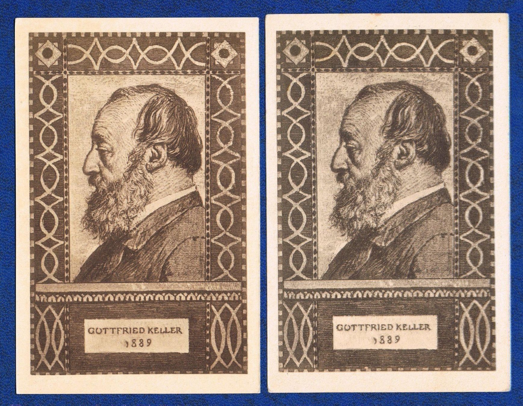 Alle Briefmarken: 4 Bundesfeierkarten 1919 ungebraucht – Gebraucht aus Biberstein von Jura39 2
