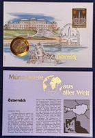 Österreich Münzbrief mit Briefmarke und Münze von 1995