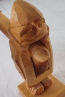 Vintage Nussknacker Holz handgeschnitzt