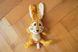 Plüschtier Migros Hase Gelb - sehr guter Zustand