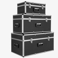 Arebos 3er Set Tragbarer Transportkoffer