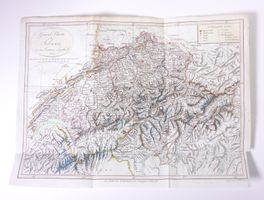 Generalkarte der Schweiz, in 19 Kantone abgeteilt, 1809