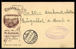Litho Neuchâtel, Fabrique de Chocolat P