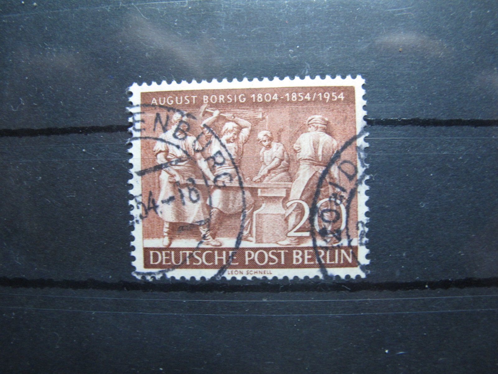 Tutti i francobolli: Berlin 1954 August Borsig gest. – Usato da Wil SG venduto da fva01