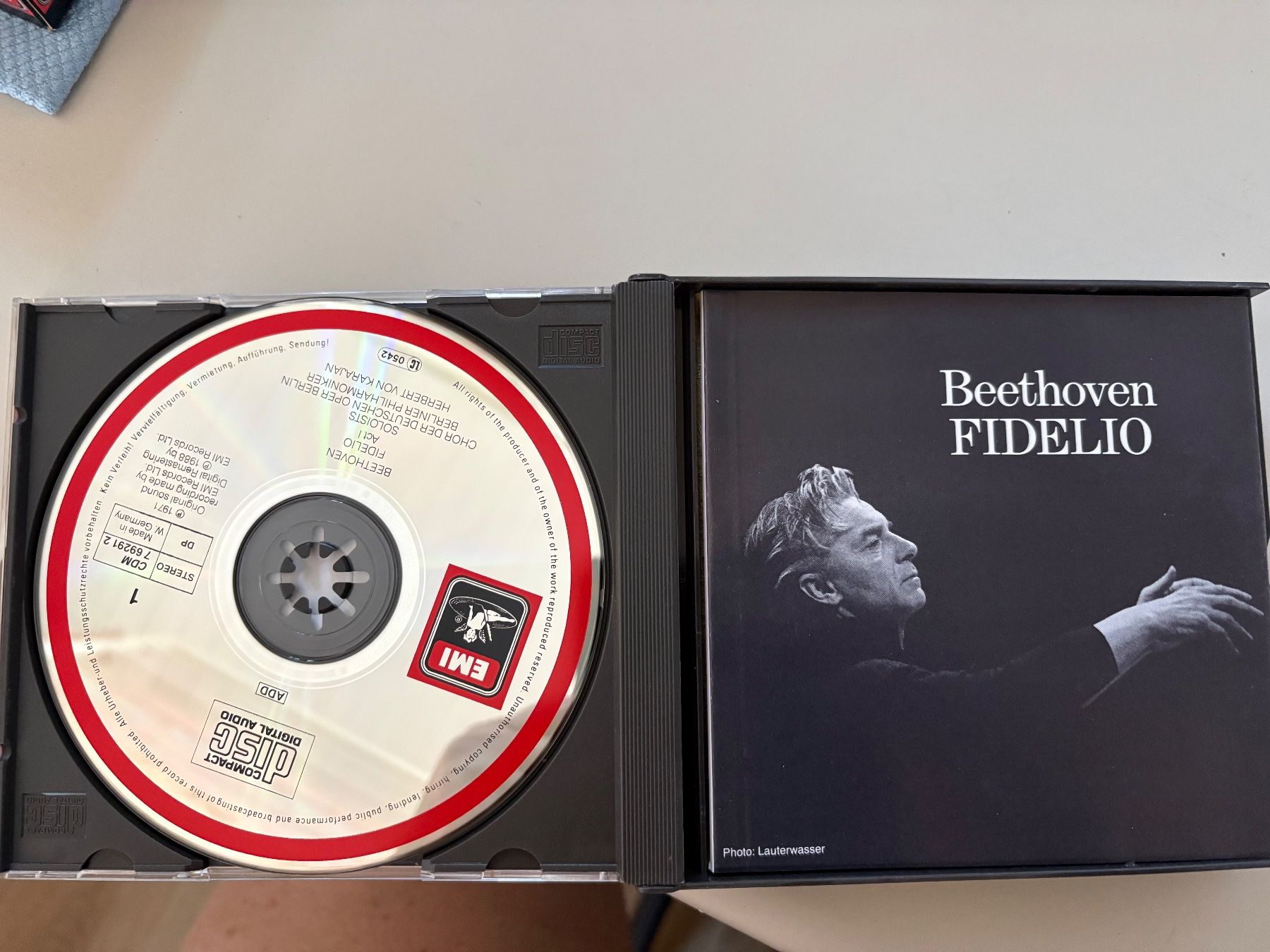 CD: Doppel - CD - Beethoven Fidelio - Karajan – Usato da Lausen venduto da Zotty1 3