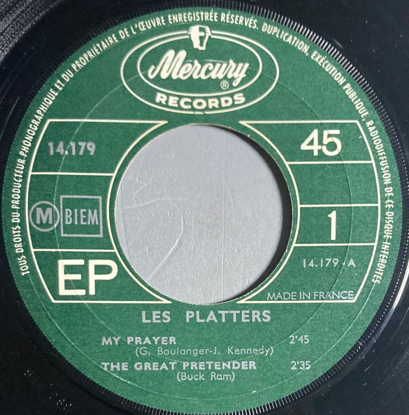 Schallplatten: THE PLATTERS - MY PRAYER – Gebraucht aus Poliez-Pittet von Newtown-Records 2