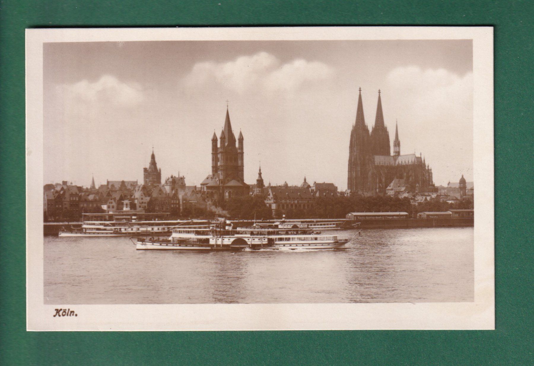 Ansichtskarten: KÖLN - Rheindampfschiffahrt – Gebraucht aus Pully von nicecards-shop
