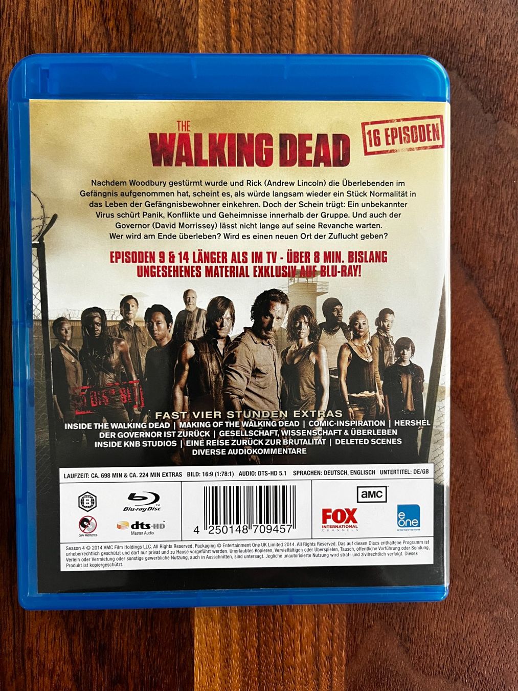 Tutti i DVDs: Blu-ray Walking Dead Saison 4 Uncut Extended FR/DE – Usato da Romont FR venduto da cat_j6ww 1