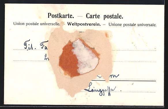 Cartoline postali: Hinterkappelen, Blick auf ein Gasthaus – Usato da Berlin venduto da bartko-reher 1