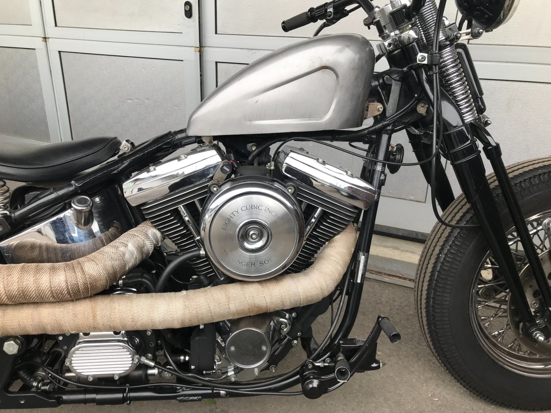 Harley-Davidson Chopper: Harley Davidson Bobber Springer Softail 1340 ab MFK – Usato da Reitnau venduto da poseyta77 1