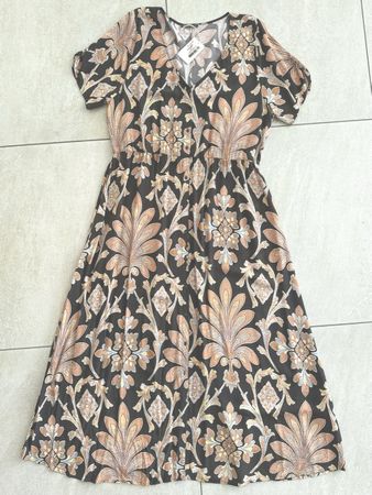 Sommer Kleid von NILE, Gr. XL, NEU! 100% Viskose. Maxikleid.