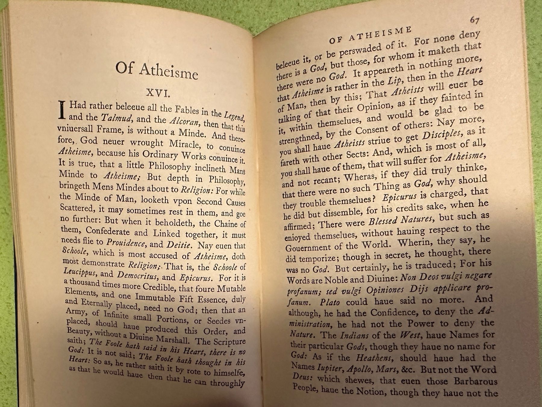 Libri: Francis Bacon: Essays. – Usato da Zürich venduto da allp 8