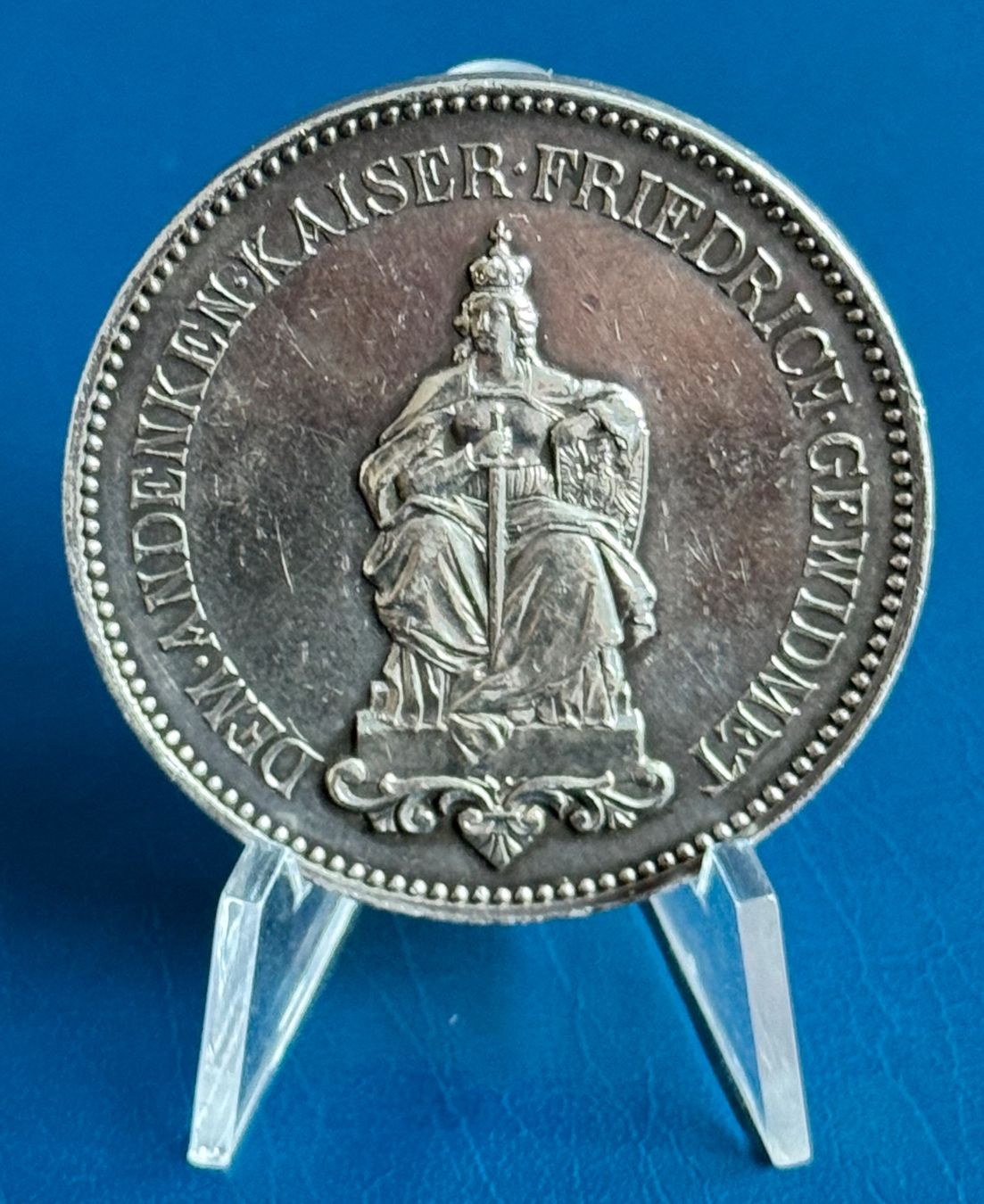 Alle Münzen: Kaiser Friedrich Denkmedaille, Silber,1888 s.s. – Gebraucht aus Ebikon von Dmasterx 3