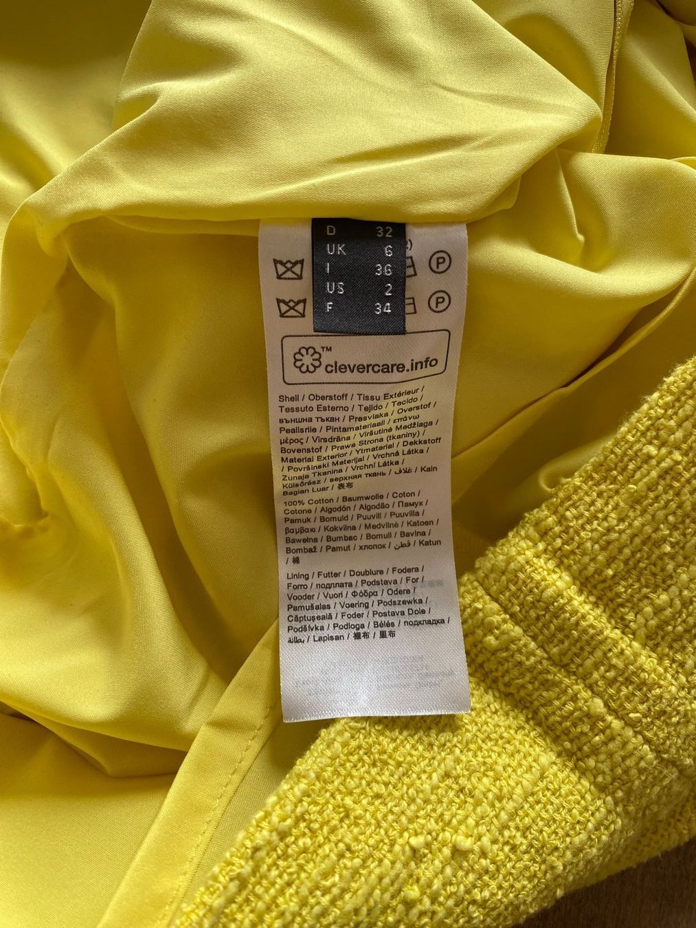 Esprit Gonne: ESPRIT - gelber Bouclé-Rock – Usato da Meilen venduto da kleisi01 6
