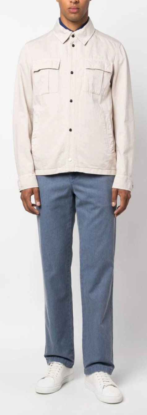 Camicie: HERNO Hemd mit Brusttaschen, Grösse 46 = M/L ... – Nuovo e nell'imballaggio originale da Chur venduto da Papageibarsch77 6