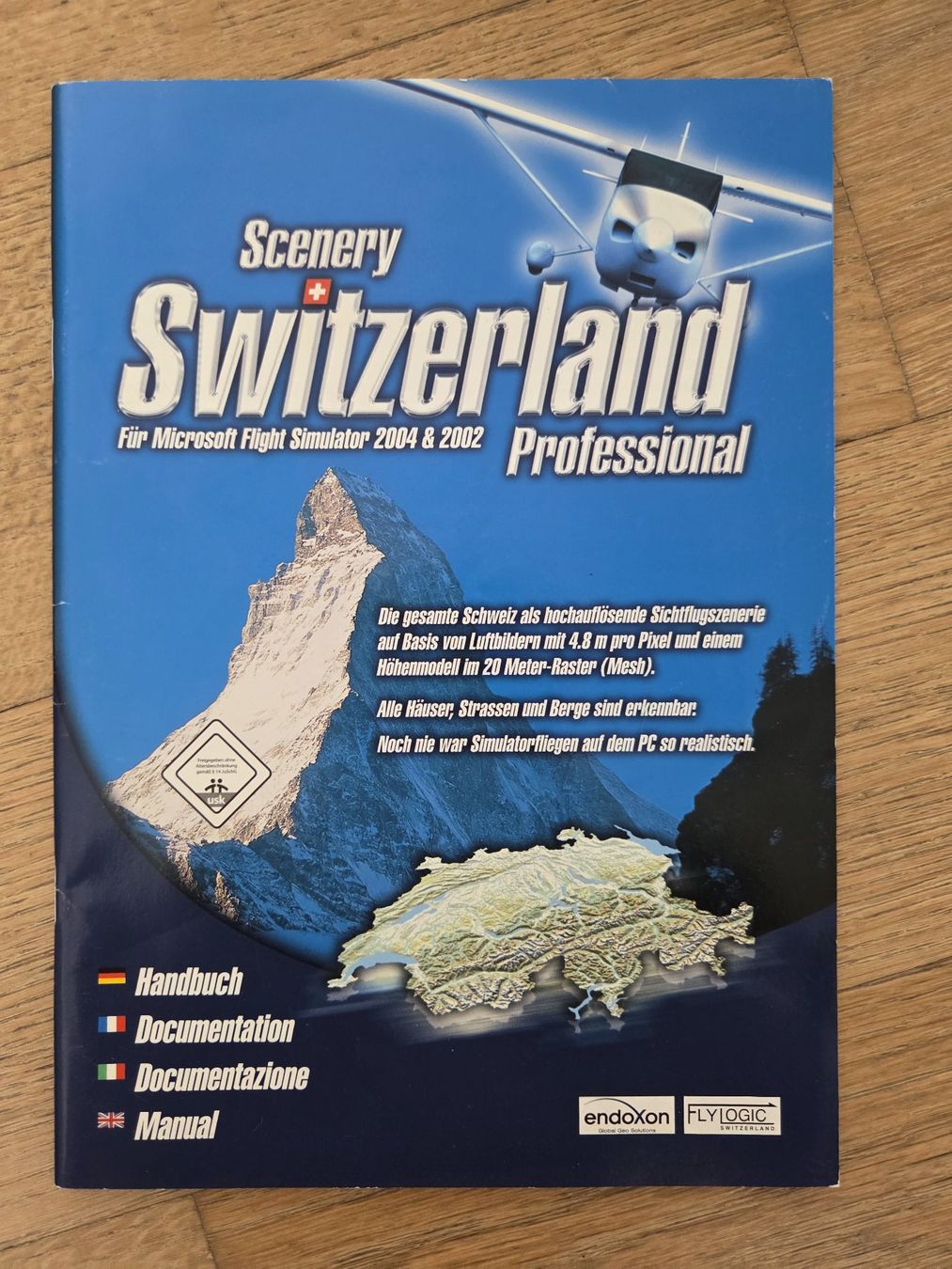 Giochi: Switzerland for Flight Simulator 2004 Big Box - RARE - PC – Usato da Carouge GE venduto da Franllo 7