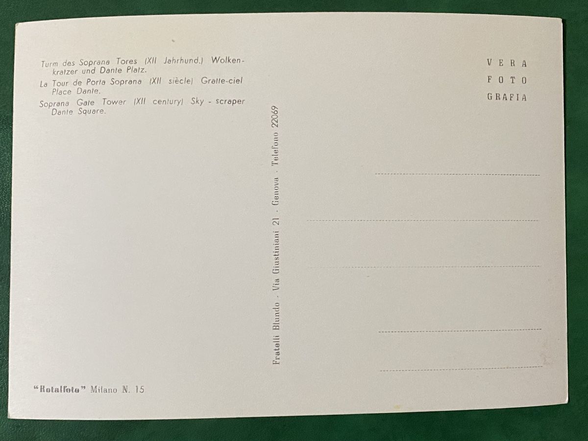 Ansichtskarten: Cartes postales -    Genova - Italie – Gebraucht aus Petit-Lancy von Solcarm 3
