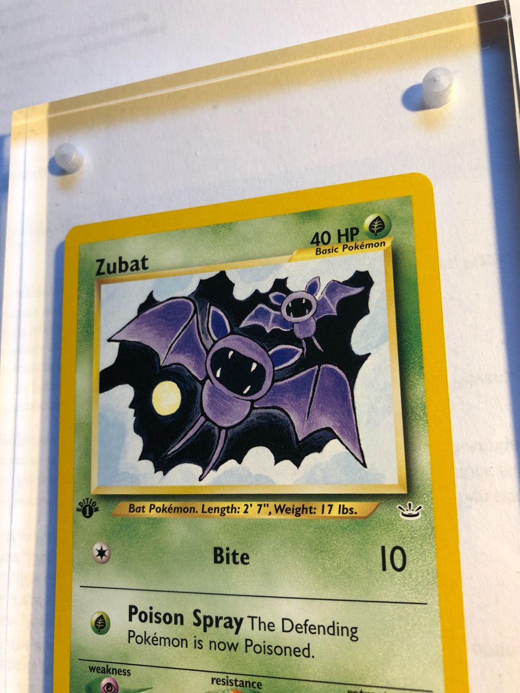 Sammelbilder & Trading cards: Zubat 1st Neo Revelation - MINT - ab 1.- – Gebraucht aus Giubiasco von dan_pr8b 2