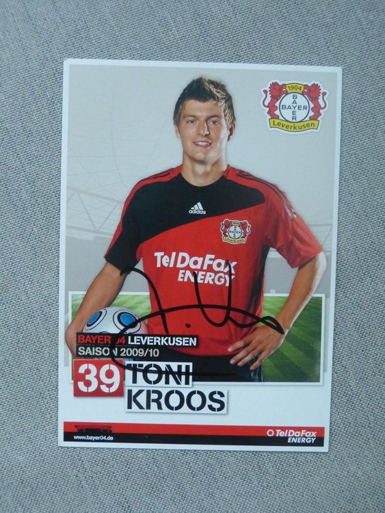 Autogrammkarte Toni Kroos | Kaufen auf Ricardo