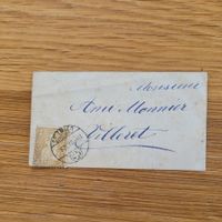Dokument Mit Sitzende Helvetia Villeret St.Imier 1876