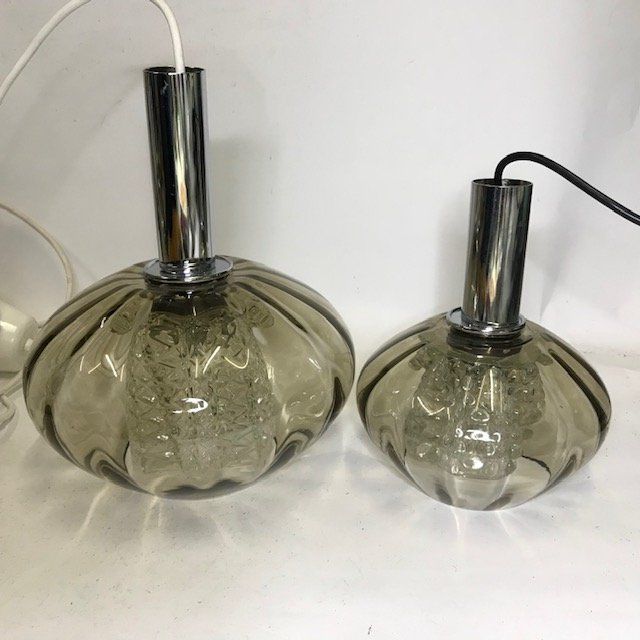Lampadari & plafoniere: Hängelampe rauchiges Glas doppelglasig – Usato da Zürich venduto da gigimai67 7