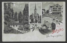 Berschis grüne Nacht-Lithografie 4 Bilder